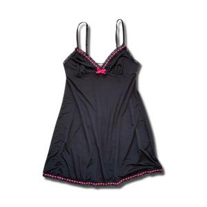 Black And Pink Lasenza Slip Dress